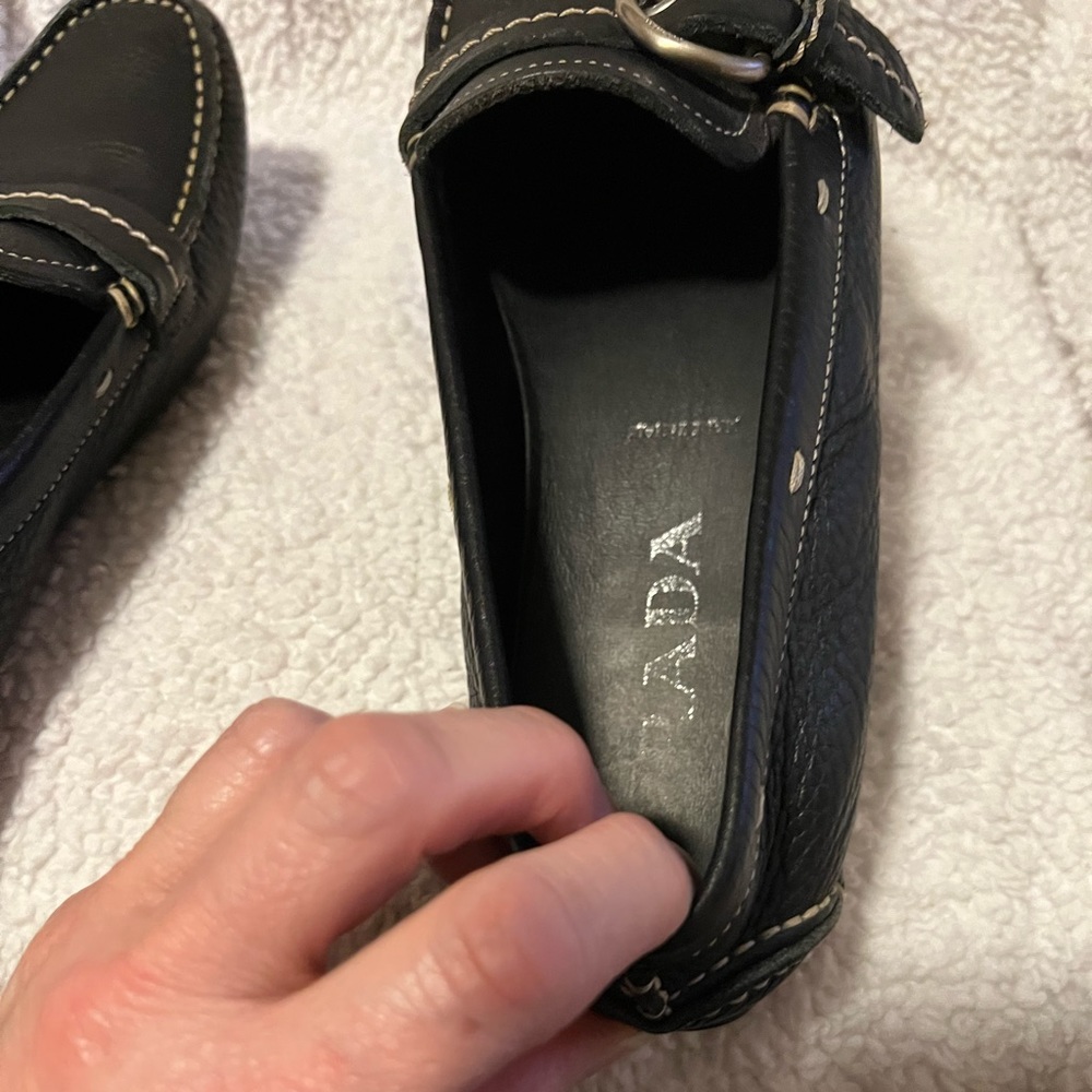 Prada loafers they are still in very good condition.